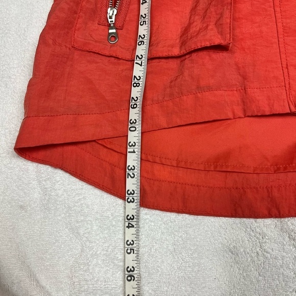 G.E.T Anorak Versatile Hi-Lo Hem Deep Pocket Lightweight Hidden Hood Jacket Med - Picture 13 of 14